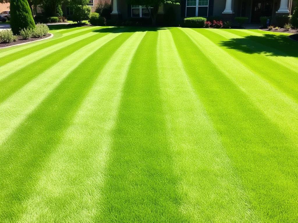 After lawn care